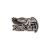 Ernie Ball 4028 Eagle All Silver Enamel Pin