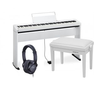 Casio PX-S1100 WE Deluxe Bundle - 1