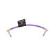 Ernie Ball Flex Patch Cable Purple 15cm