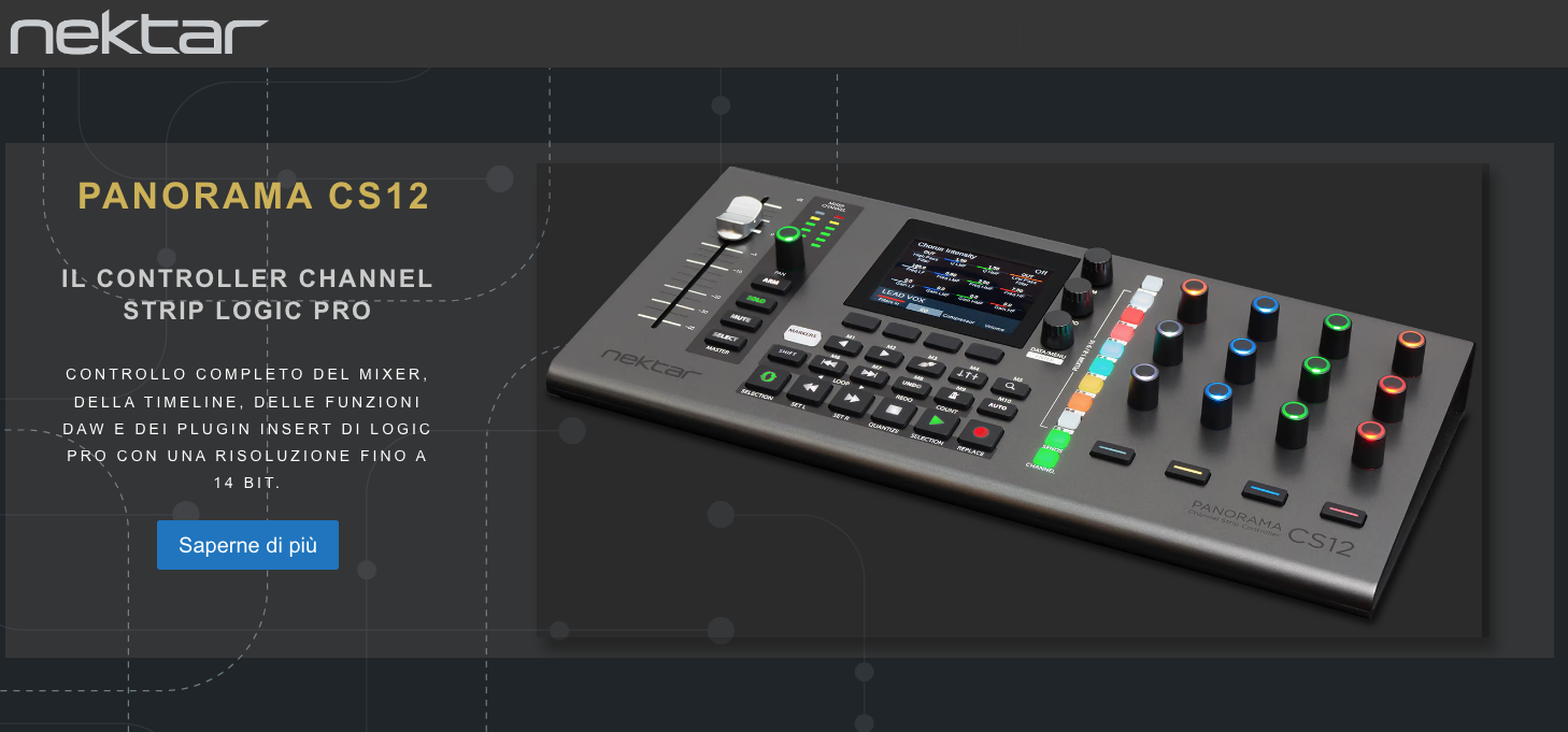 ANORAMA CS12 IL CONTROLLER CHANNEL STRIP LOGIC PRO