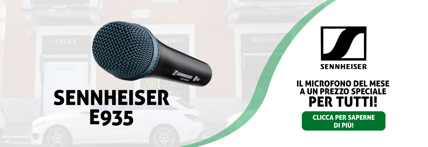 SENNHEISER E-935: IL MICROFONO DEL MESE A UN PREZZO SPECIALE PER TUTTI!